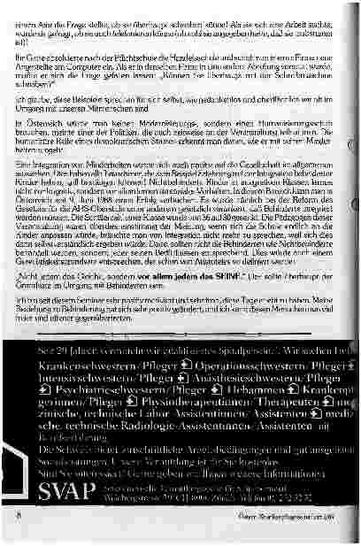 Vorschauseite 3: Integration behinderter Kinder - Schule ohne Aussonderung