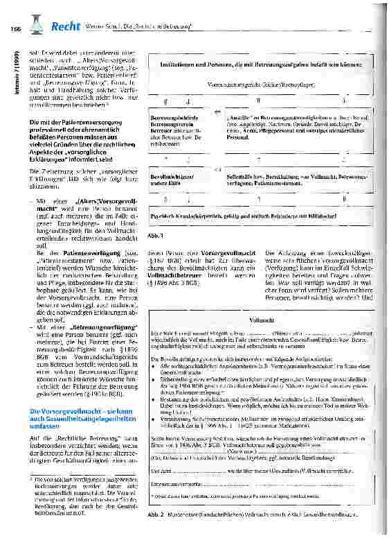 Vorschauseite 2: Die Rechtliche Betreuung hat in der Gesundheitsversorgung erheblich an Bedeutung gewonnen