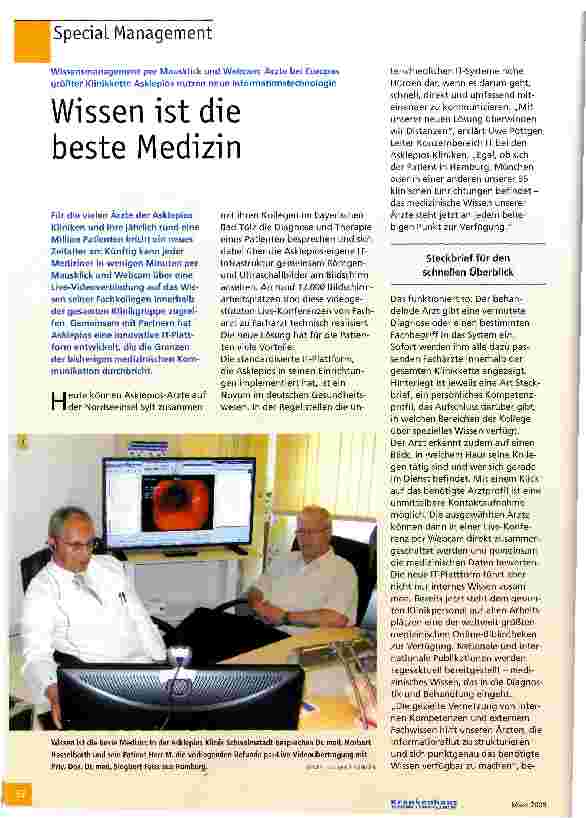 Vorschauseite 1: Wissen ist die beste Medizin