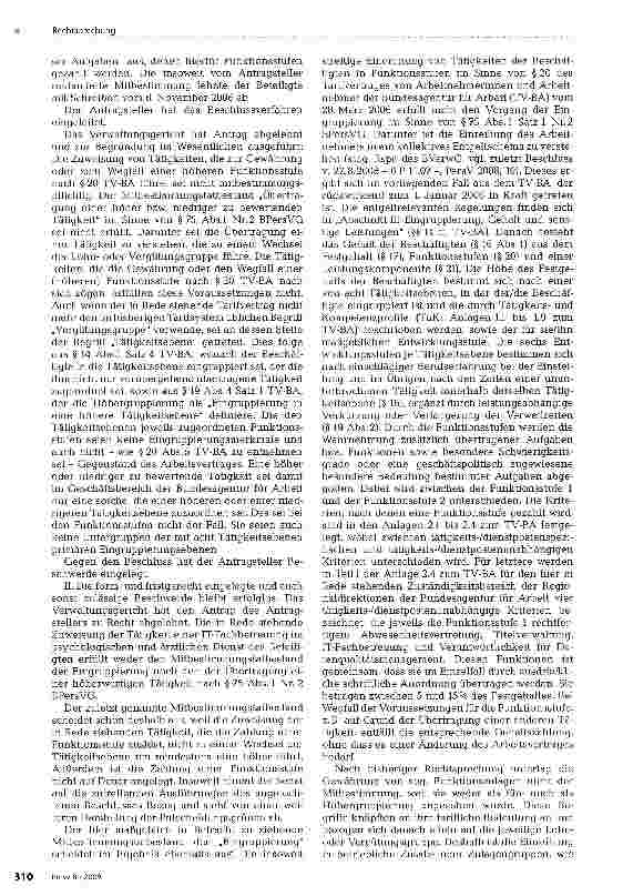 Vorschauseite 2: Mitbestimmung bei der Übertragung von Funktionsstufen