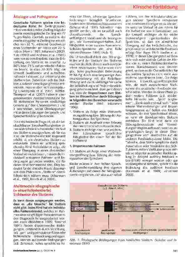 Vorschauseite 2: Stottern bei Kindern