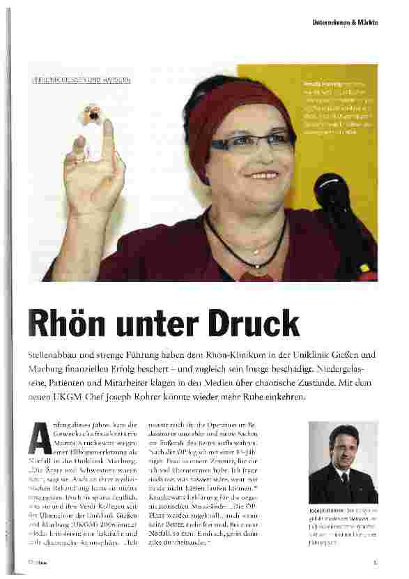 Vorschauseite 1: Rhön unter Druck