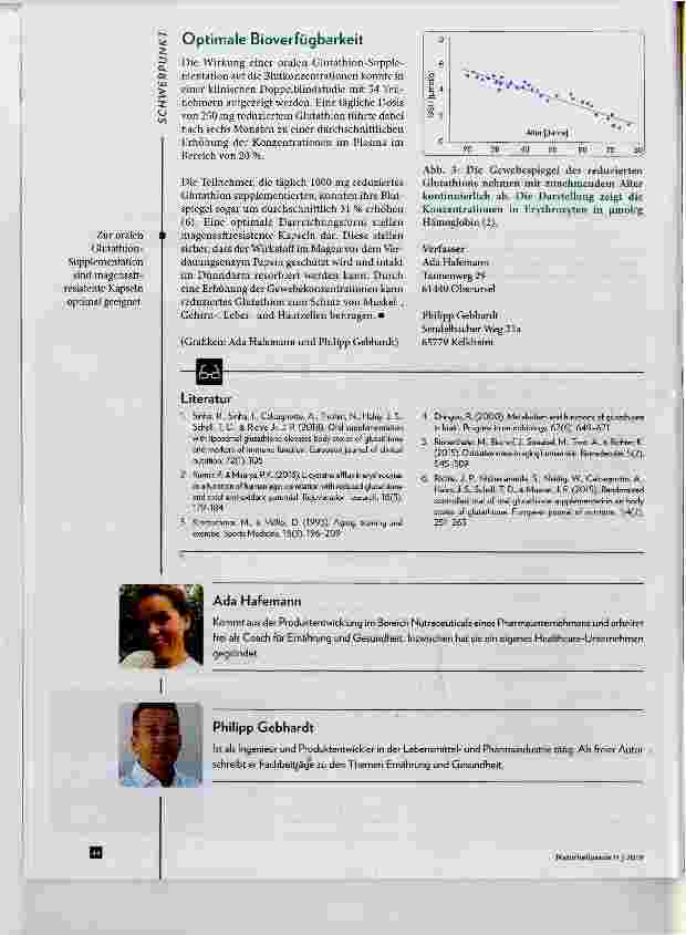 Vorschauseite 3: Glutathion - Powerstoff für die Zellgesundheit