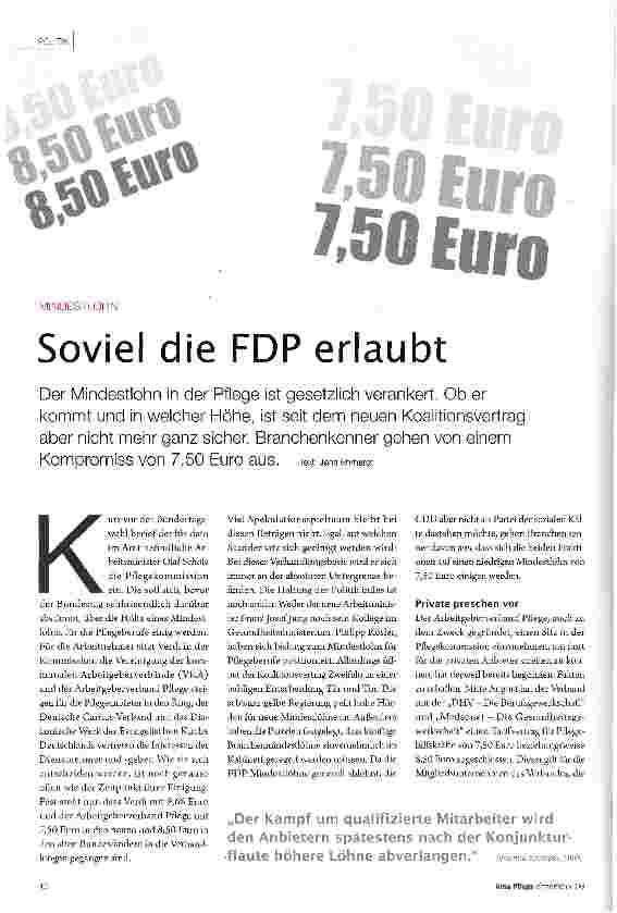 Vorschauseite 1: Soviel die FDP erlaubt