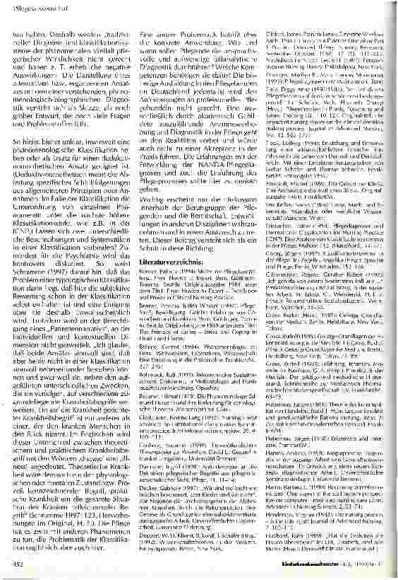 Vorschauseite 6: Verstehenden, phänomenologisch-biographische Diagnostik Eine Alternative zu traditionellen Klassifikationsund Diagnosesystemen in der Pflege?