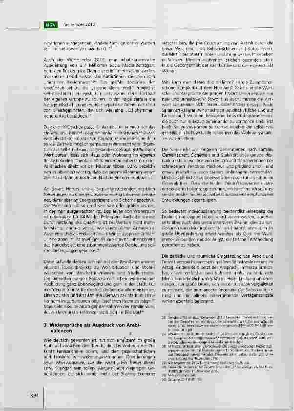 Vorschauseite 4: Was bedeutet Wohnen in zwanzig Jahren? Widersprüchliche Trends und Entwicklungen