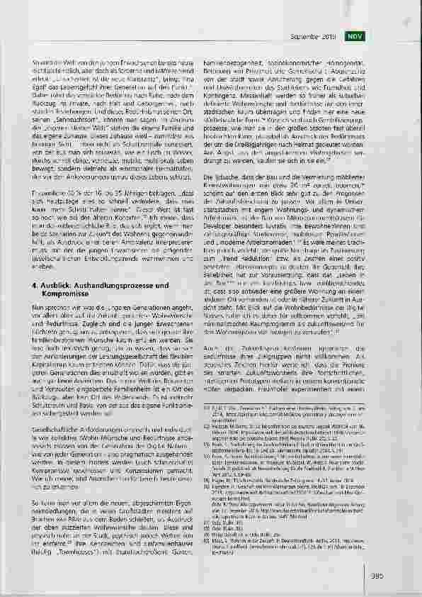 Vorschauseite 5: Was bedeutet Wohnen in zwanzig Jahren? Widersprüchliche Trends und Entwicklungen