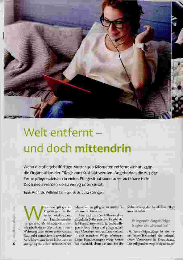 Vorschauseite 1: Weit entfernt und doch mittendrin