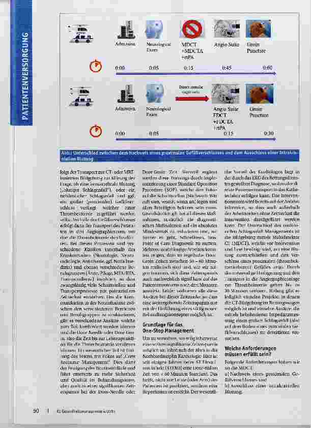 Vorschauseite 2: One-Stop Management des akuten Schlaganfalls