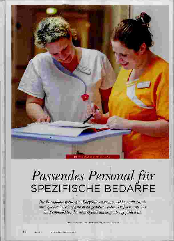 Vorschauseite 1: Passendes Personal für SPEZIFISCHE BEDARFE