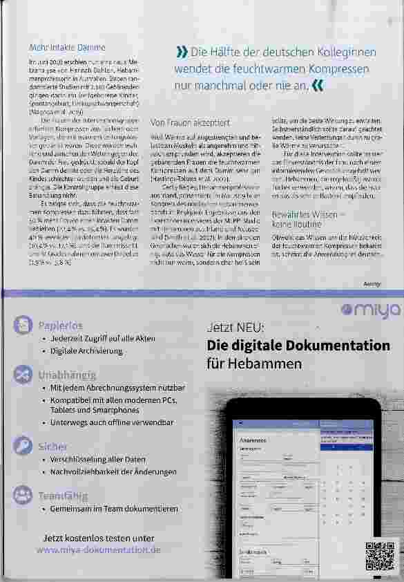 Vorschauseite 2: Evidenzbasiert, doch wenig angewendet