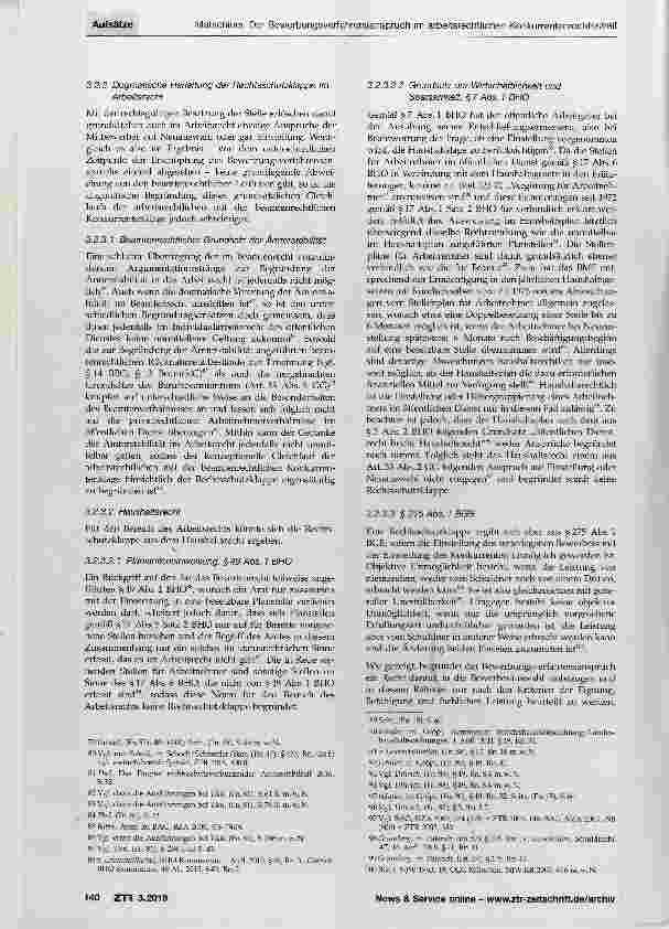 Vorschauseite 6: Der Bewerbungsverfahrensanspruch im arbeitsrechtlichen Konkurrentenrechtsstreit