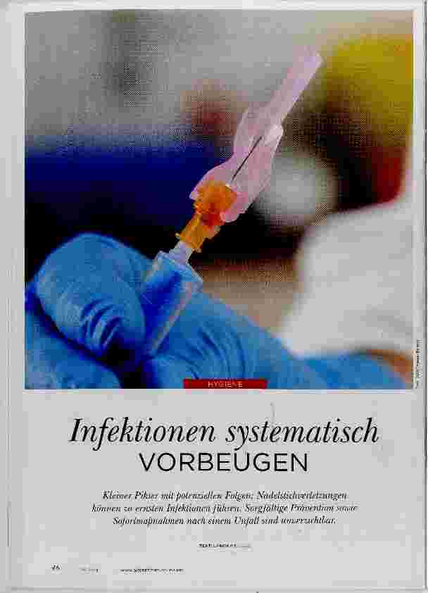 Vorschauseite 1: Infektionen systematisch VORBEUGEN