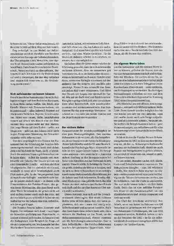 Vorschauseite 2: Selbstbestimmt und autonom dem Glück entgegen