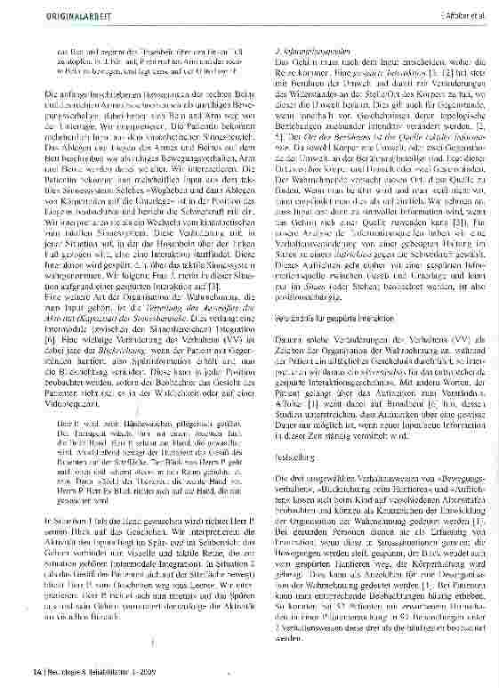 Vorschauseite 3: Erfassung der Wirksamkeit gespürter Interaktionstherapie bei der Behandlung von Patienten mit erworbener Hirnschädigung