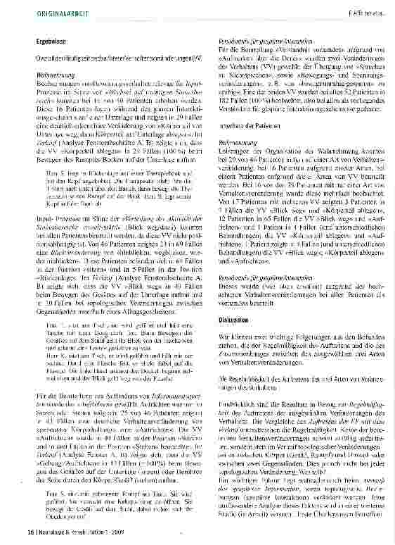 Vorschauseite 5: Erfassung der Wirksamkeit gespürter Interaktionstherapie bei der Behandlung von Patienten mit erworbener Hirnschädigung