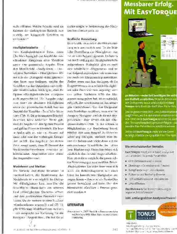 Vorschauseite 2: Umgang mit Statistikprogrammen