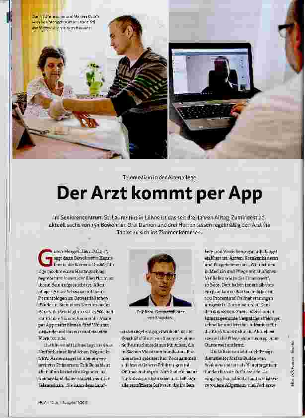 Vorschauseite 1: Der Arzt kommt per App