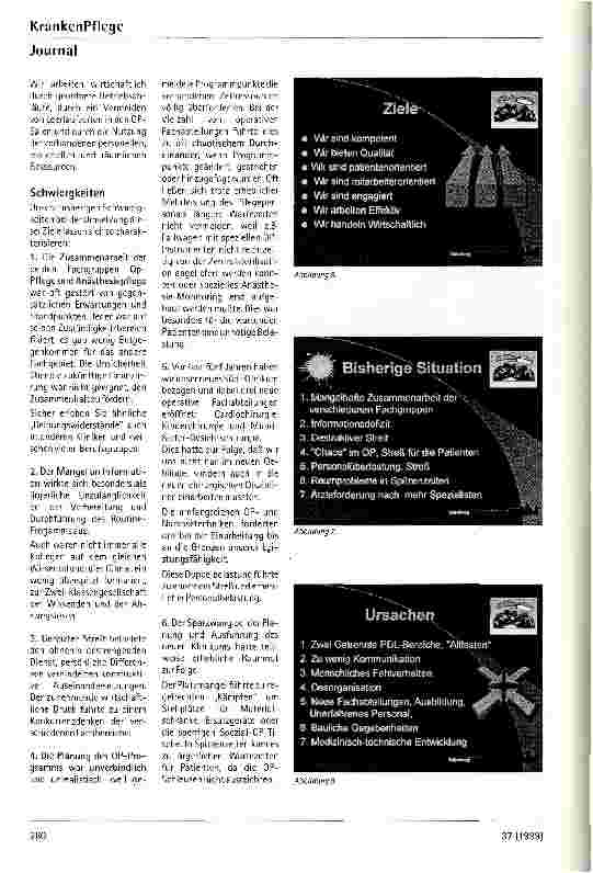 Vorschauseite 3: Die Pflegebereiche im OP