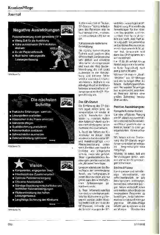 Vorschauseite 5: Die Pflegebereiche im OP