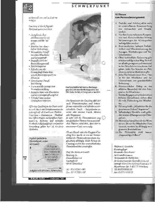 Vorschauseite 3: Eine Philosophie des gegenseitigen Führens Personalmanagement in der Krankenpflege heute und in der Zukunft