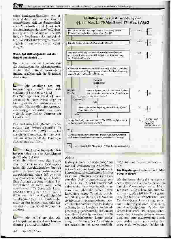 Vorschauseite 3: Das Gesetz zur Kontrolle und Transparenz im Unternehmensbereich... ...bringt den Krankenhäusern Veränderungen