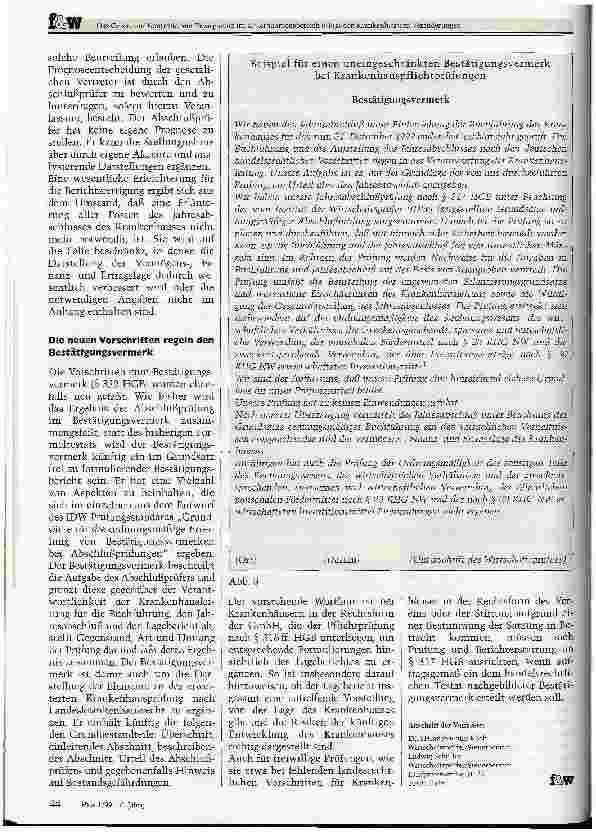 Vorschauseite 5: Das Gesetz zur Kontrolle und Transparenz im Unternehmensbereich... ...bringt den Krankenhäusern Veränderungen