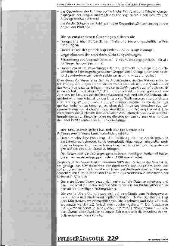 Vorschauseite 3: Anspruch und Zielsetzung eines zentralen schriftlichen Prüfungsverfahrens