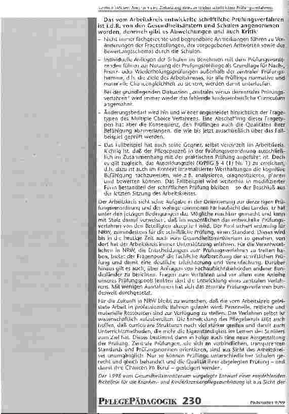 Vorschauseite 4: Anspruch und Zielsetzung eines zentralen schriftlichen Prüfungsverfahrens