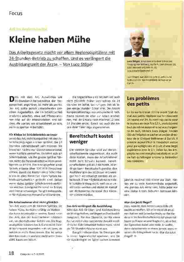 Vorschauseite 1: Kleine haben Mühe