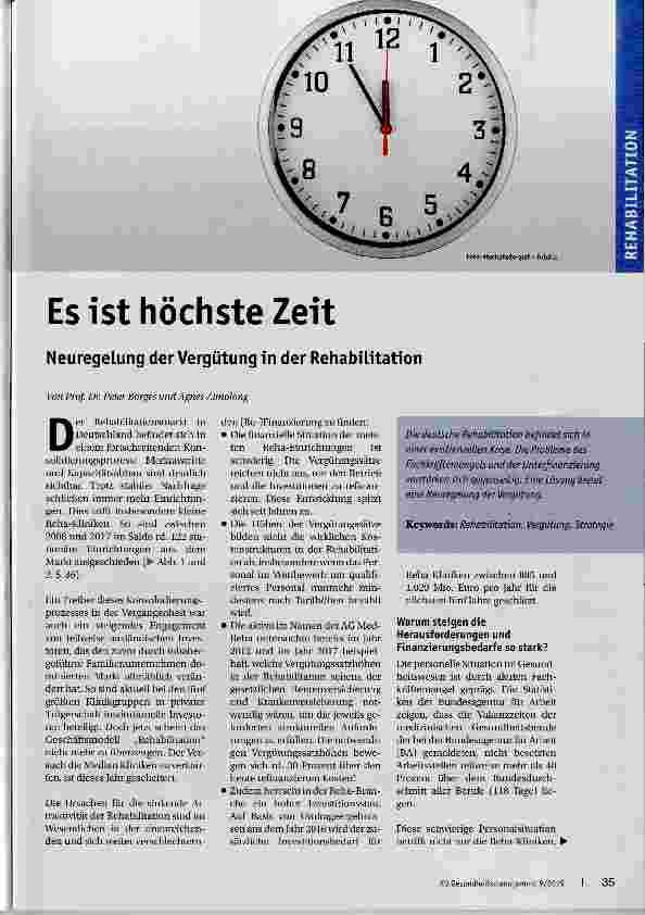 Vorschauseite 1: Es ist höchste Zeit