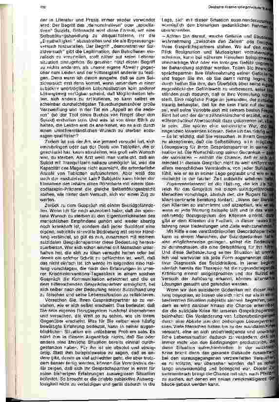 Vorschauseite 3: Gespräche mit Suizidgefährdeten