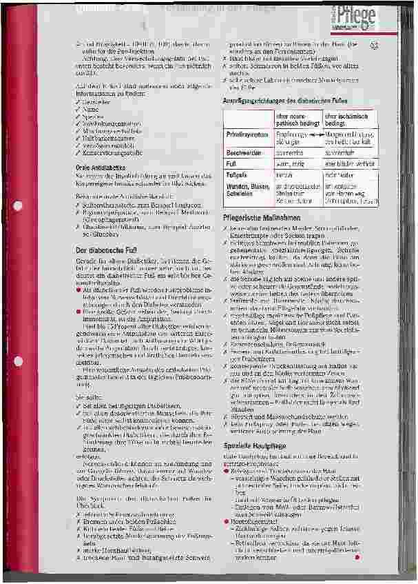 Vorschauseite 3: Diabetes mellitus Teil 9: Menschen mit Diabetes pflegen und begleiten