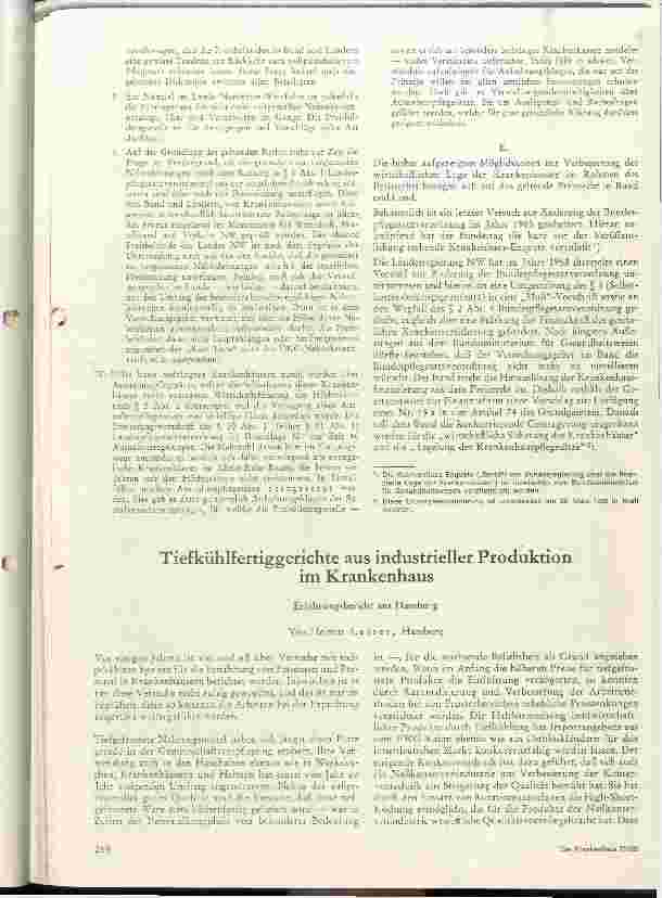 Vorschauseite 6: Versuche, Ansätze und Möglichkeiten zur wirtschaftlichen Sicherung der nordrheinwestfälischen Krankenhäuser im Rahmen des Preisrechts