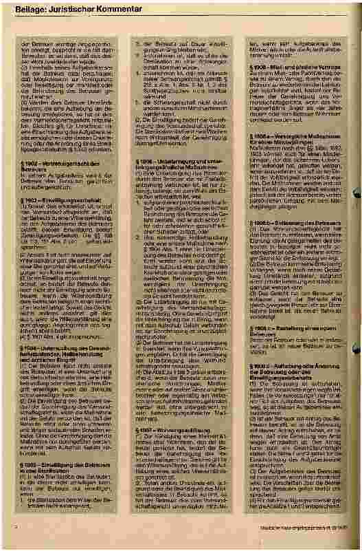 Vorschauseite 3: Der Betreuungsgesetzentwurf Die Neuregelung des Entmündigungsund Vormundschaftsrechts