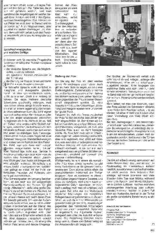Vorschauseite 2: Krankenpflege im Deutschen Krankenhaus in Istanbul