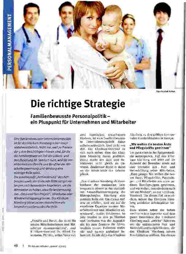 Vorschauseite 1: Die richtige Strategie