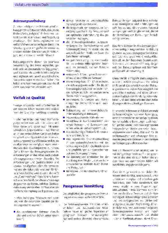 Vorschauseite 4: Vielfalt unter einem Dach