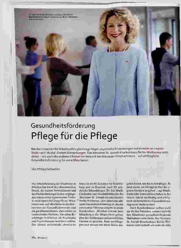 Vorschauseite 1: Pflege für die Pflege