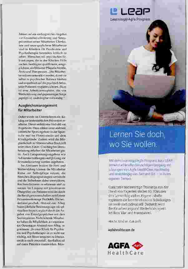 Vorschauseite 2: Pflege für die Pflege