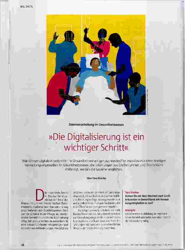 Vorschauseite 1: »Die Digitalisierung ist ein wichtiger Schritt«