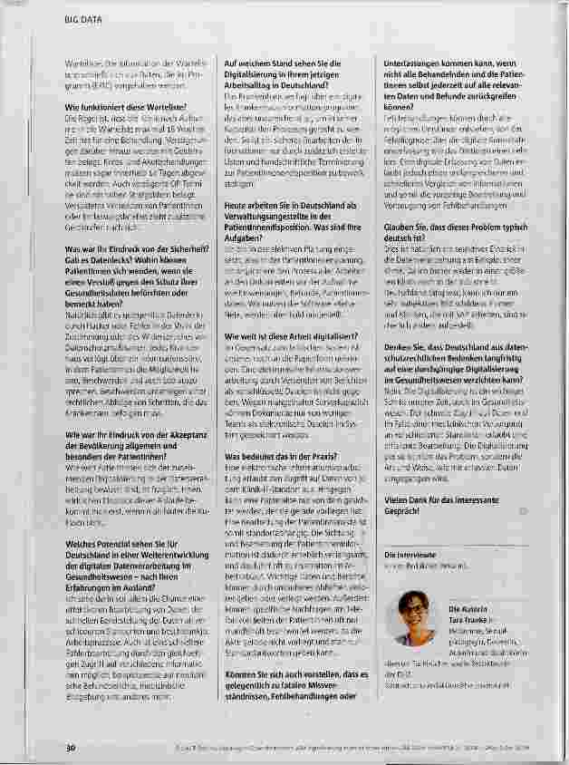 Vorschauseite 3: »Die Digitalisierung ist ein wichtiger Schritt«