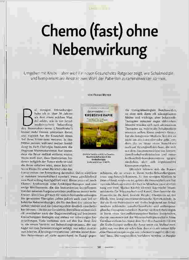 Vorschauseite 1: Chemo (fast) ohne Nebenwirkung