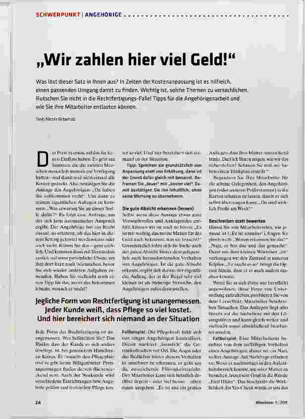 Vorschauseite 1: Wir zahlen hier viel Geld!