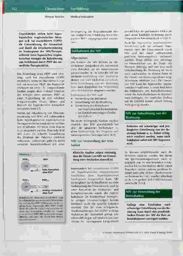 Vorschauseite 5: Nichtinvasive Beatmungsformen