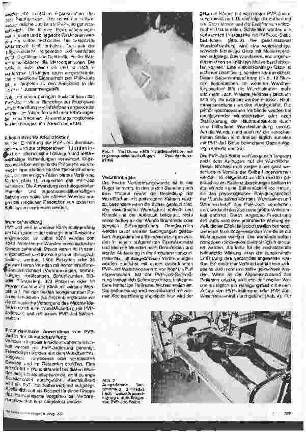 Vorschauseite 2: Möglichkeiten und Grenzen des Einsatzes von PVP-Jod in der Prophylaxe und Therapie von chirurgischen Infektionen