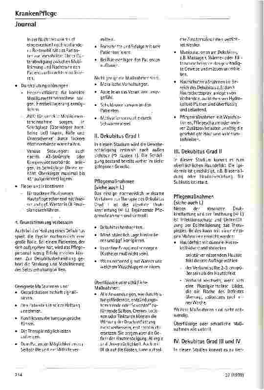Vorschauseite 2: Dekubitus - ohne Ende