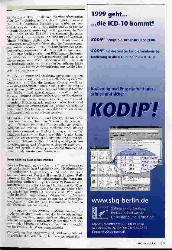 Vorschauseite 2: EBM und Leitlinien