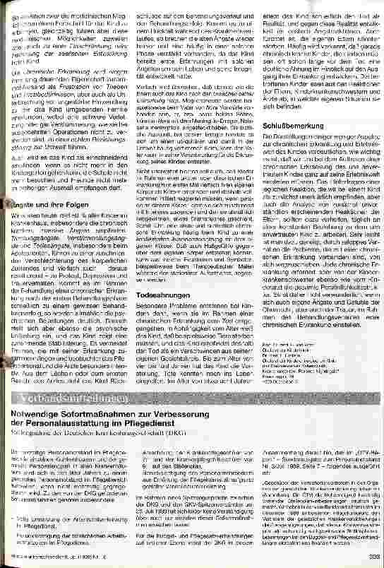 Vorschauseite 4: Chronische Erkrankungen und Erlebniswelt des Kindes