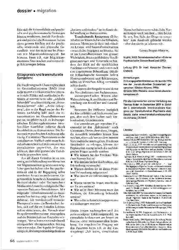 Vorschauseite 4: Kulturwechsel und ErkrankungMacht Auswanderung krank?